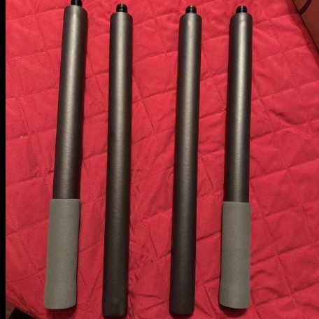 Multifunctional Yoga Stick Adjustable Metal Stretching Stick Portable Exercise Aid with Handle