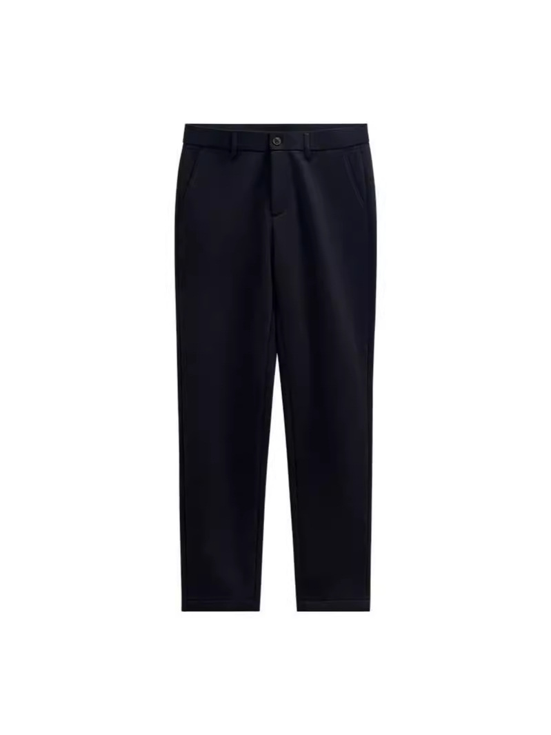Cross-border Foreign Trade Trousers Men's Slim-fit Black Pants Business Forsuit Trousers Men's Pants Stretch Straight Crane Pants