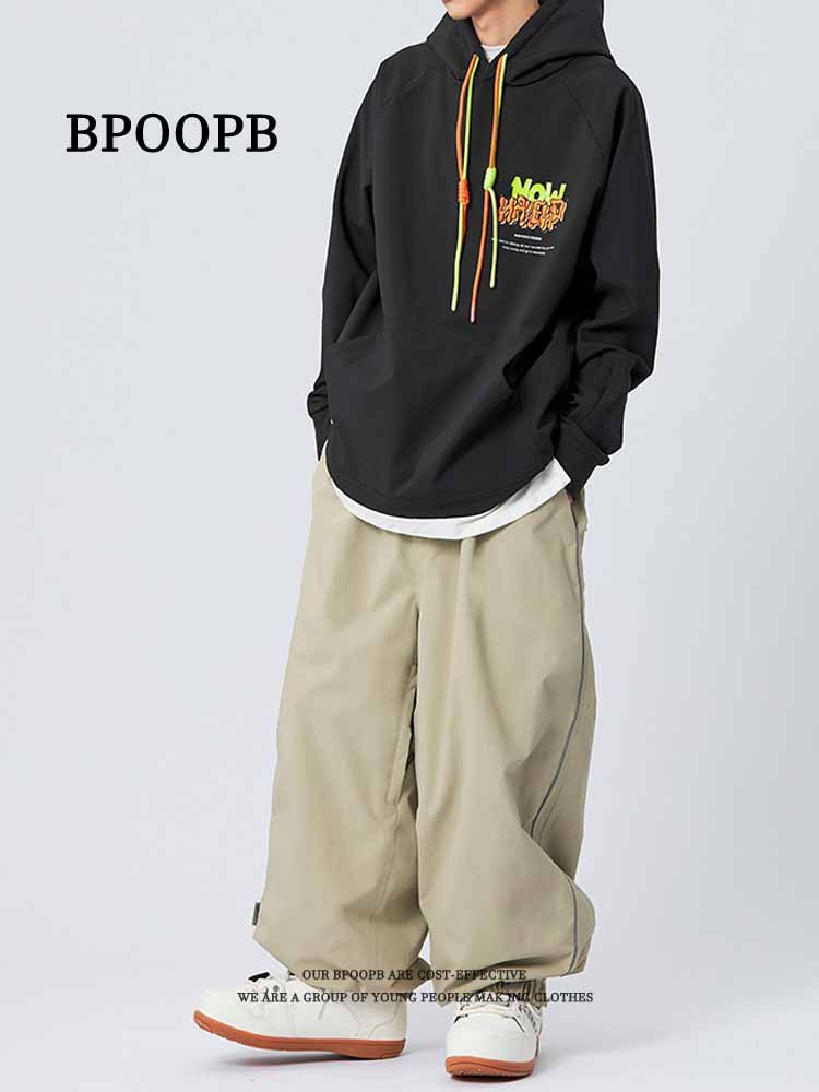 Southern Small Potato Ski Pants Women's Snowboard Waterproof Ski Outer Wear Pants Loose Double-board Outdoor Men's Casual Pants