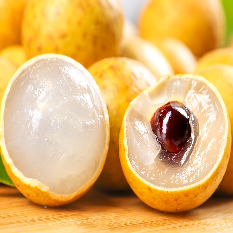 Fresh Imported Thai Longan, Seasonal Fruit, Non-Stone, Large A-Grade Fruit for Pregnant Women, 2.5kg Pieces, Free Shipping for the Whole Box