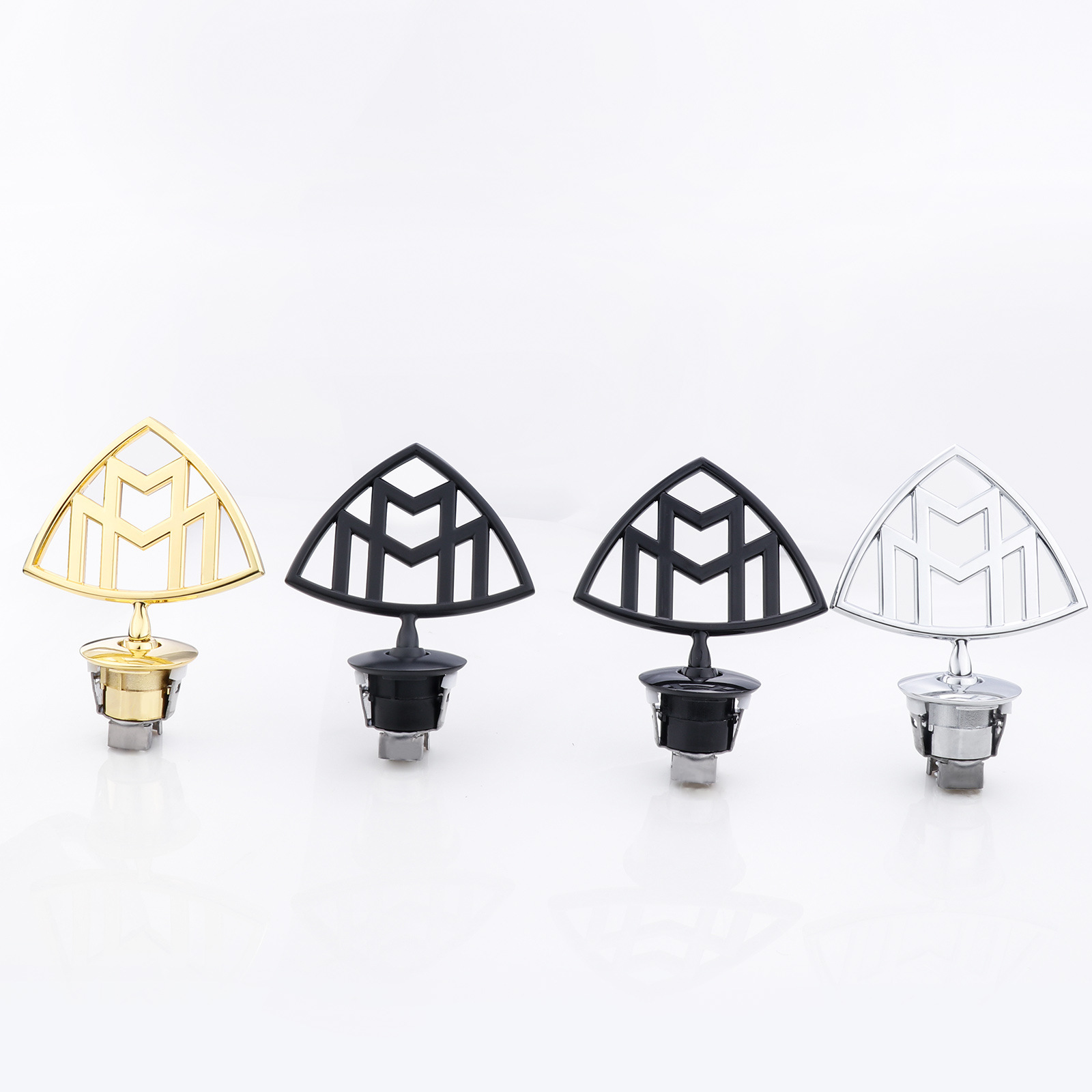 Suitable for Mercedes-benz Hood Vertical Mark W210w221 Car Front Cover Mark W212w204 Maybach Hood Car Logo Modification