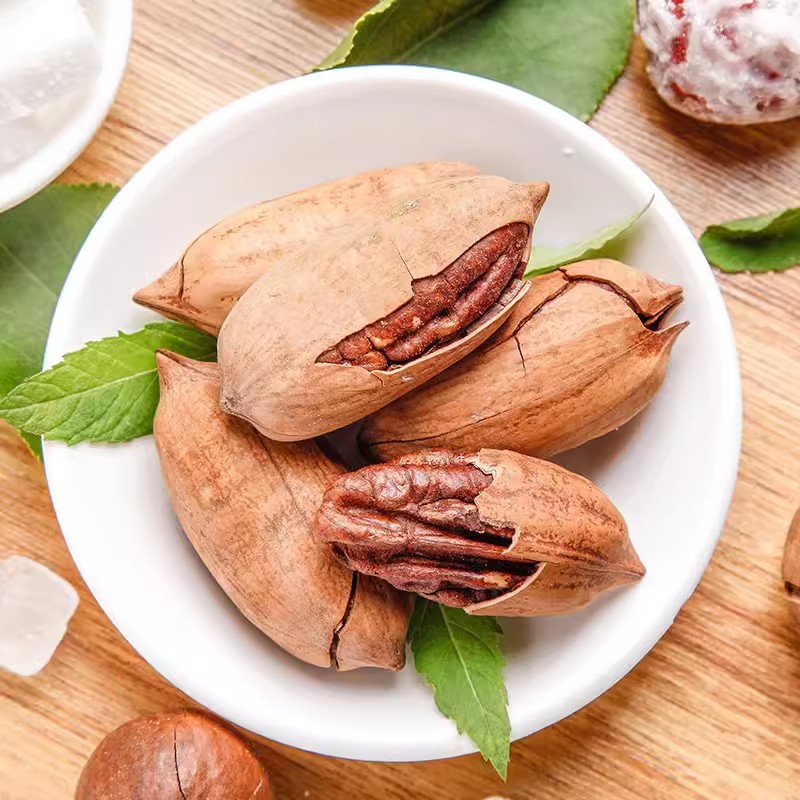 Pecan-Flavored Thin-Skinned Large Kernels in Bags, 500g Nuts, New Year Snacks, Longevity Fruit, Milky Aroma, Popular Product