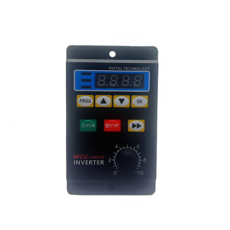 Single-phase AC220V simple small three-phase inverter fan pump special single-in three-out with remote control UX series