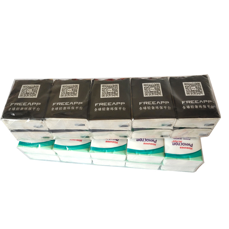 Advertising handkerchief tissue customization Mini small bag paper handkerchief customization factory OEM small bag tissue handkerchief paper customization