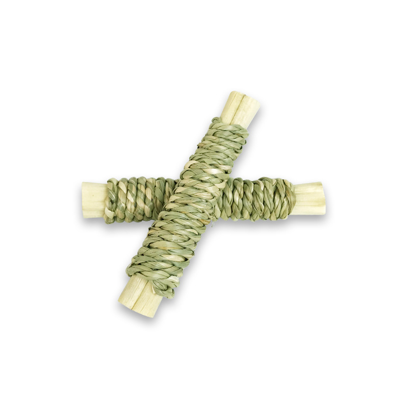 Pet Straw Sweet Bamboo Roll Rabbit Chinchilla Guinea Pig Molar Toy Manufacturer Wholesale Rabbit Chew Toy