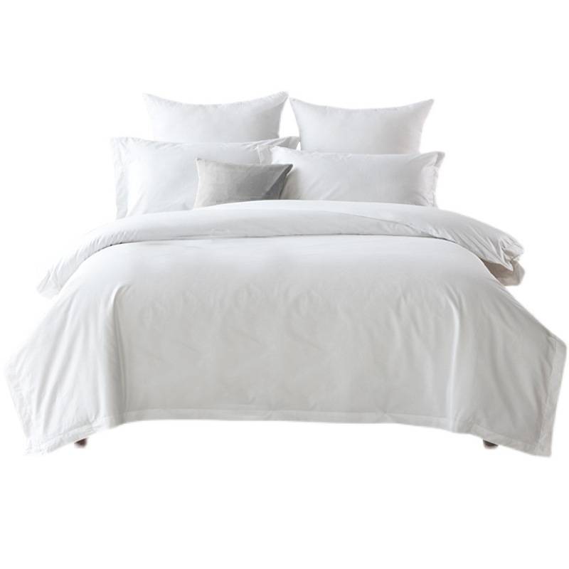 Hotel Linen 80 Count Satin Pure Cotton Bedding B&B Hotel Quilt Cover Hotel Bedding Four-Piece Set Wholesale