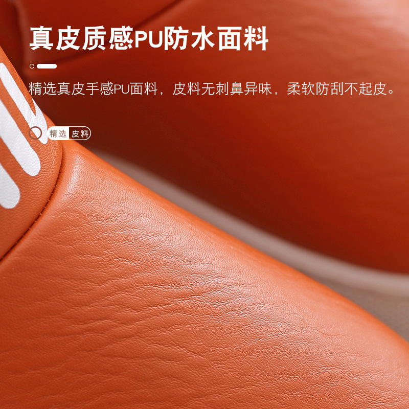 Cotton Slippers Women's Winter Indoor Household Couple Non-slip Warm Shoes Plush PU Waterproof Men's Cotton Shoes Wholesale