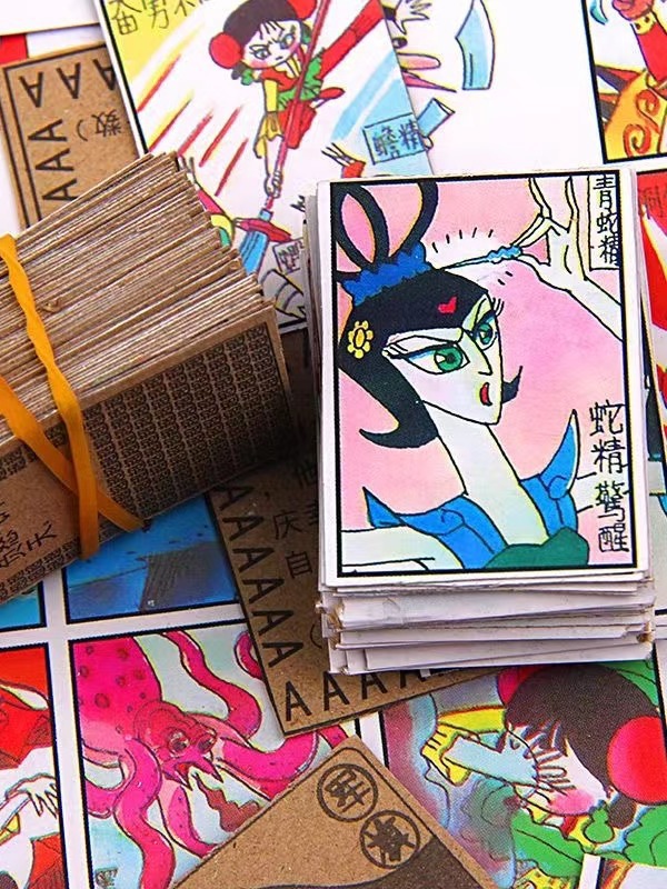 Nostalgic foreign picture film 8090 after shooting foreign picture game card donkey kong gourd doll sun wukong beast chess toy puzzle