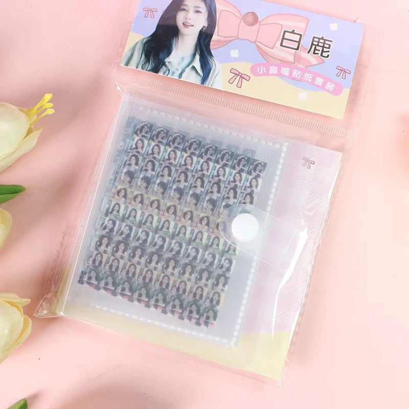 Wholesale Star Anime Xiaonigaga Stickers Bai Lu Zhao Lusi Ju Jingyi Yu Shuxin Stickers Handbook Card Album Stickers