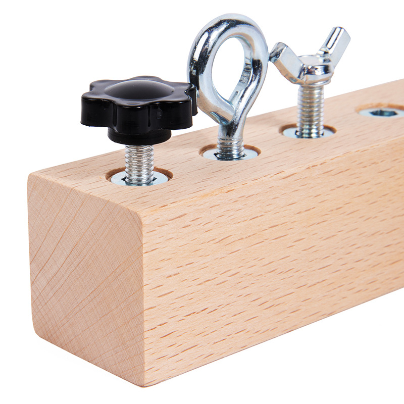 Montessori Early Education Educational Toys Screw Nut Workbench Teaching Aids Young Kidsren's Hand-Eye Movement Coordination Busy Board