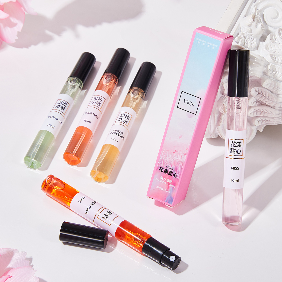 10ml Perfume Sample, Light and Strong Fragrance, European Style, Popular on Live Streaming, Same Style as the Manufacturer's Wholesale, Long-Lasting Fragrance