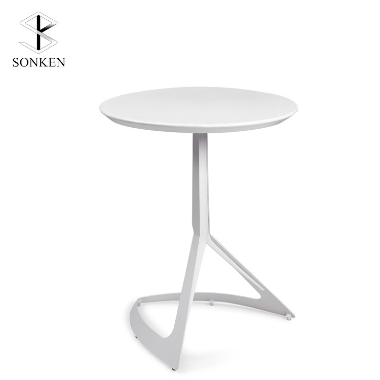 Simple Fashion Foldable Round Table Household Balcony Table Milk Tea Shop Coffee Table Negotiation Table