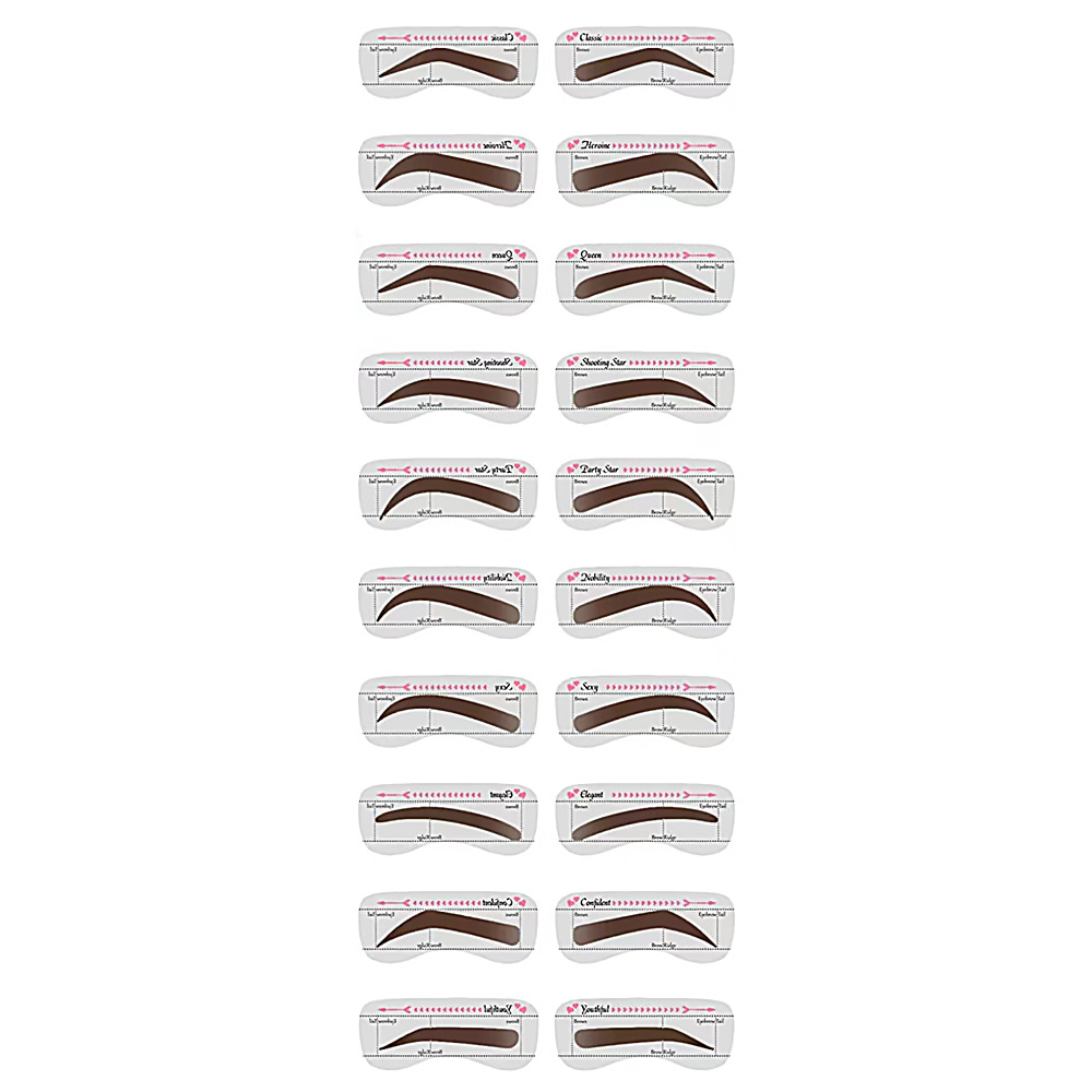 Hot sale eyebrow card style variety eyebrow card eyebrow repair artifact eyebrow paste eyebrow eyebrow card beauty makeup tool thrush Auxiliary