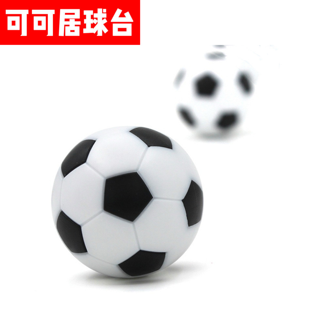 Table football machine black and white football 32MM resin table football accessories factory wholesale