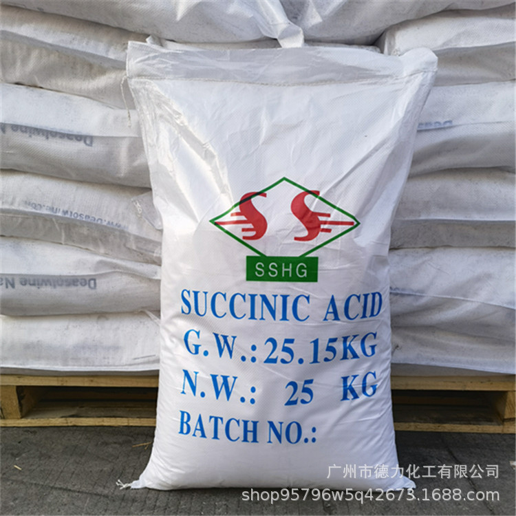 Сукцинат кислоты 99%, 25кг/упаковка, Дели Химикал