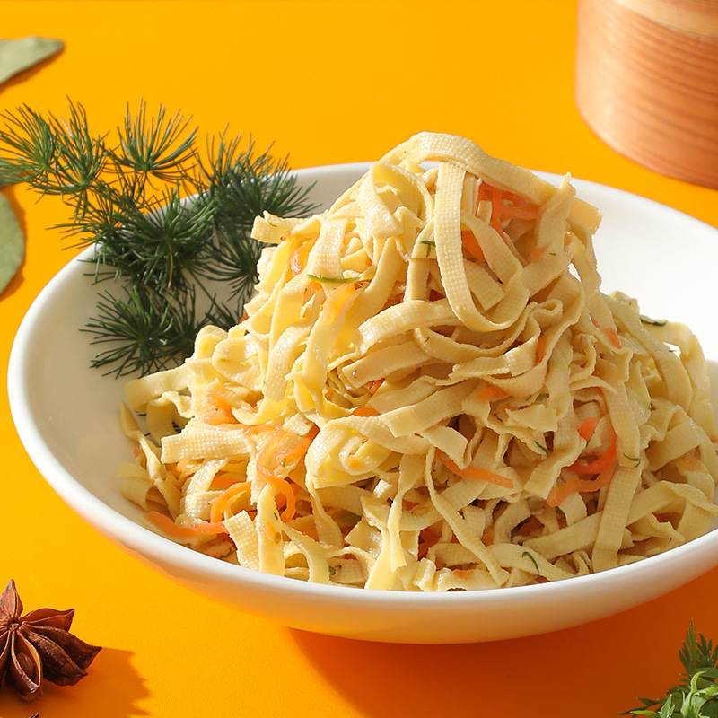 gaishi Commercial Rattan Pepper Tofu Shreds 500g/bag Ready-to-eat Cold Dishes Semi-finished Cold Dishes Dried Tofu Shreds