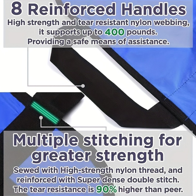 Cross-border patient handling turn-over shift mattress bed sheet for disabled paralyzed elderly movable bed sheet mattress