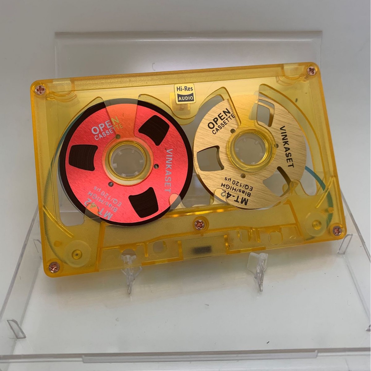 Original Hollow Small Opening Tape 50-Minute Blank Tape Double-Sided Metal Type One Core Cassette Tape