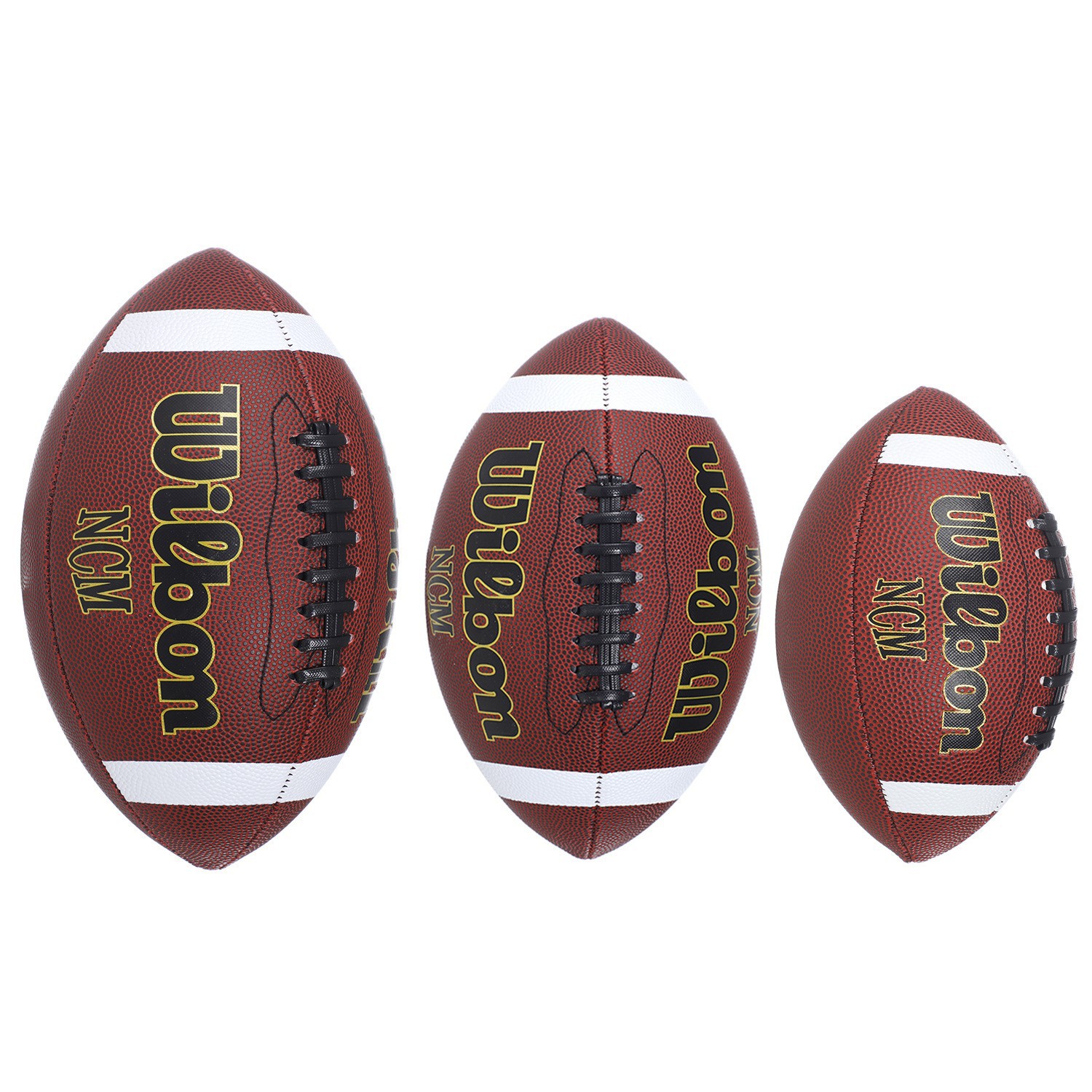 in stock wholesale and retail No. 3 No. 6 No. 9 PVC American football children and teenagers adult non-slip PU football