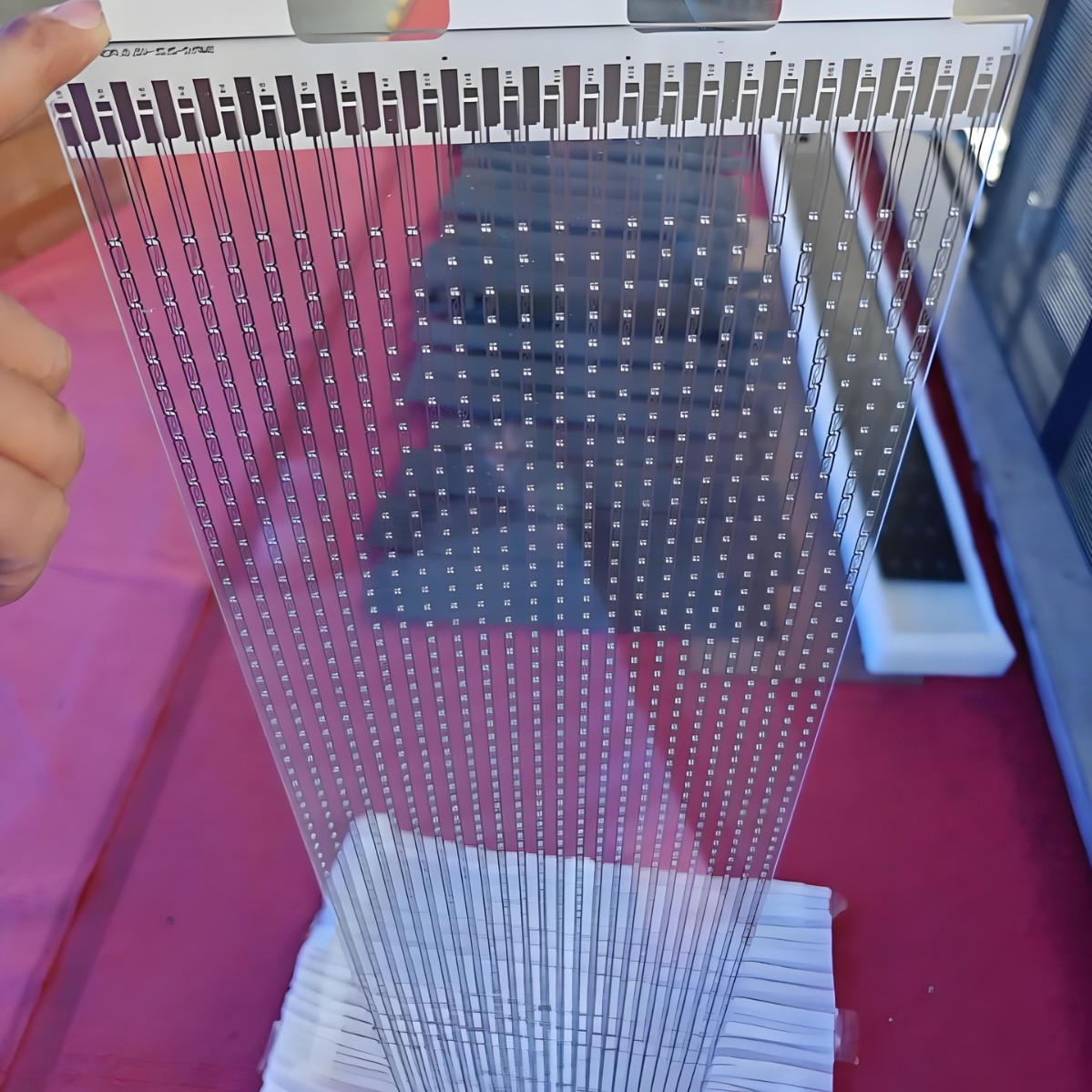 Photoelectric Glass Screen Transparent Holographic Screen Led Crystal Film Screen P2.5P4P5P6P8P10 Mounting