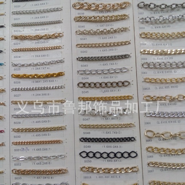 Цепочка для одежды в наличии, медная, железная, алюминиевая, оптовая продажа