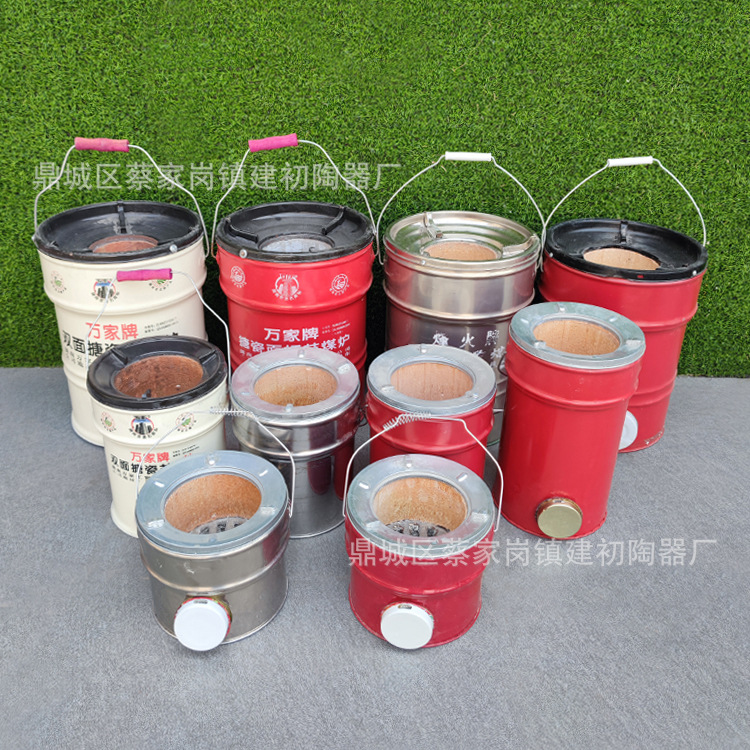 Угольно-сотовая печь Wanjia, сельская обогревательная печь, старая бытовая передвижная печь, брикетная печь, угольная печь