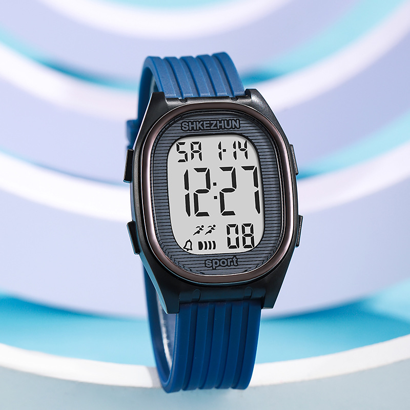 Cross-Border New Product High-Looking Electronic Watch Student Model Multi-Function Alarm Clock Luminous Watch Outdoor Electronic Watch Wholesale