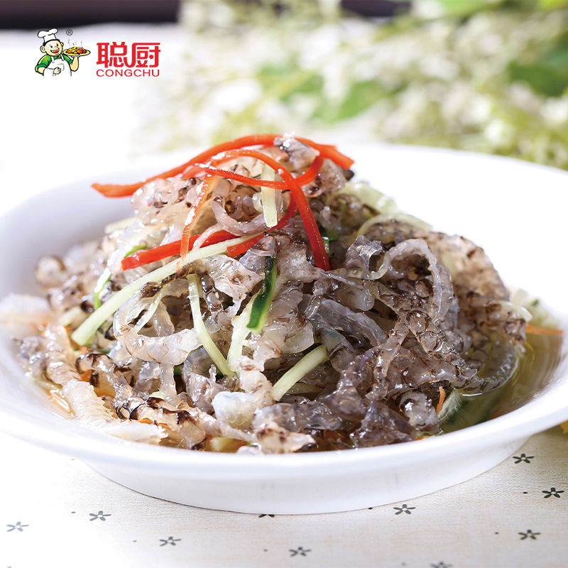 Congchu Pickled Pepper Fish Skin 150g Spicy Ready-To-Eat Pre-Made Dish Frozen Snack Commercial Wholesale