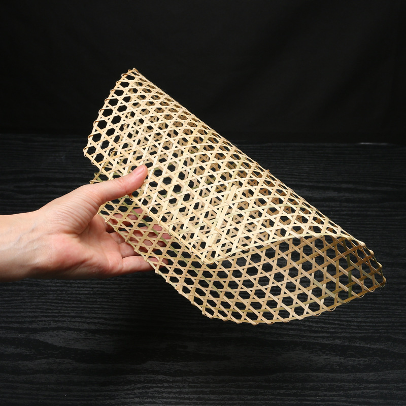 Zhongfa Dragon Boat Festival wormwood bamboo weaving 5 holes 6 holes anti-sticky bamboo hand-woven six sides bamboo mesh mat bamboo mat bamboo gala bamboo da