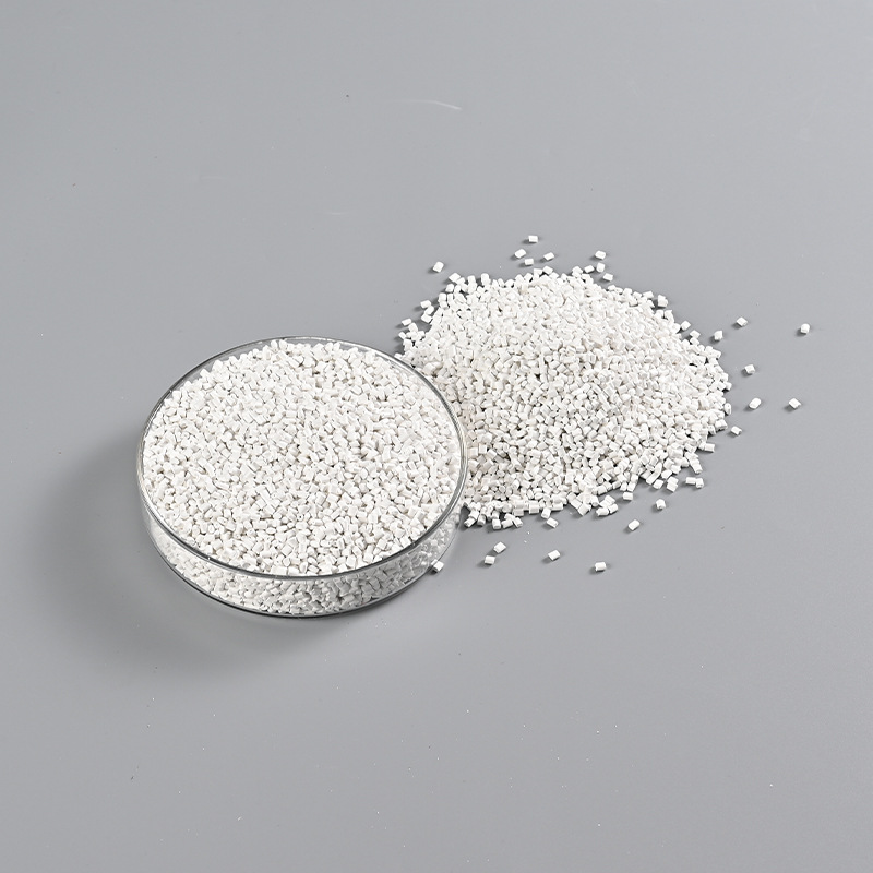 High-Flow Pc White Masterbatch Manufacturer Direct Sales Hard Plastic Product Masterbatch Enhanced Toughness for Household Appliance Shell Injection Molding