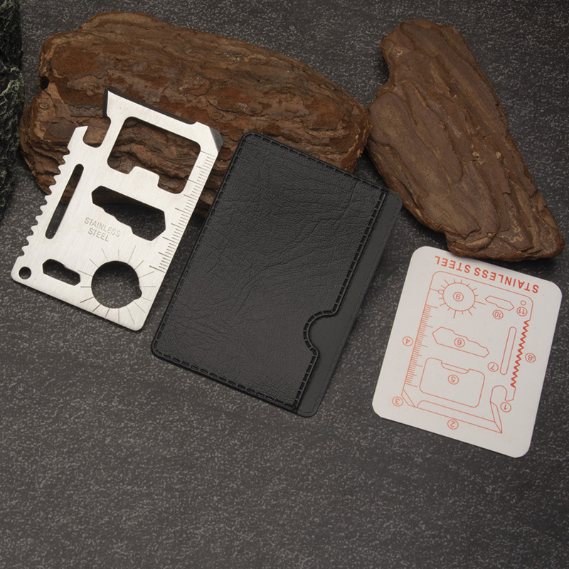 Tool card Swiss Army knife card multi-function tool card knife card Army card fan knife in stock outdoor camping card knife