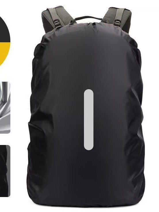 Nighttime Reflective Outdoor 210D Backpack Rain Cover School Bag Cover Mountaineering Bag Snowproof Waterproof Cover Dustproof Protective Cover