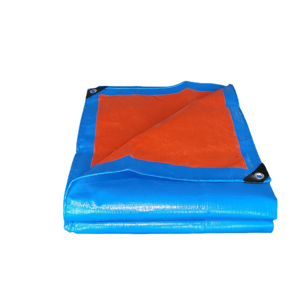 Blue orange sunscreen rainproof cloth waterproof cloth tarpaulin wholesale tarpaulin canvas knife scraping cloth shed cloth packing cloth pe tarpaulin