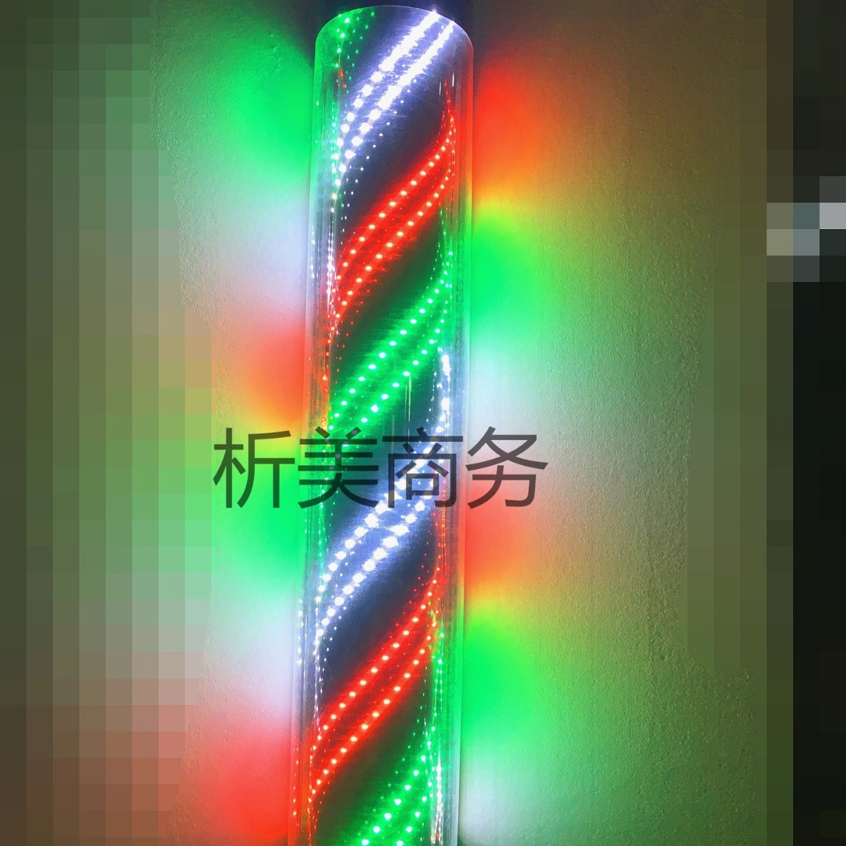 Factory direct beauty salon LED wall turn light colorful LED light box barber shop LED turn light, beauty logo