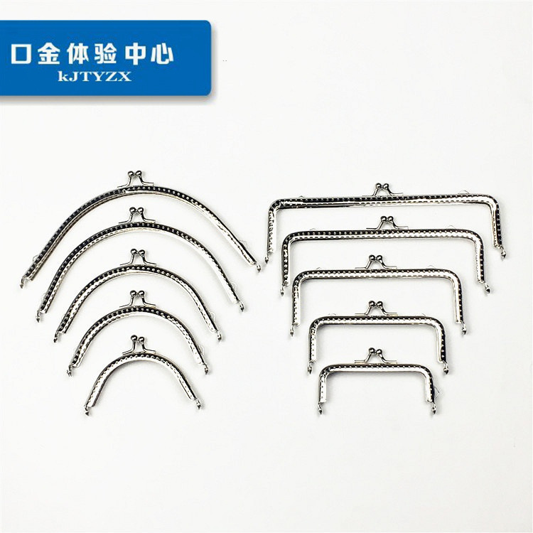 8.5 10.5 12.5 15 18CM полукруглая квадратная пряжка золотая, базовая золотая, золотая сумка