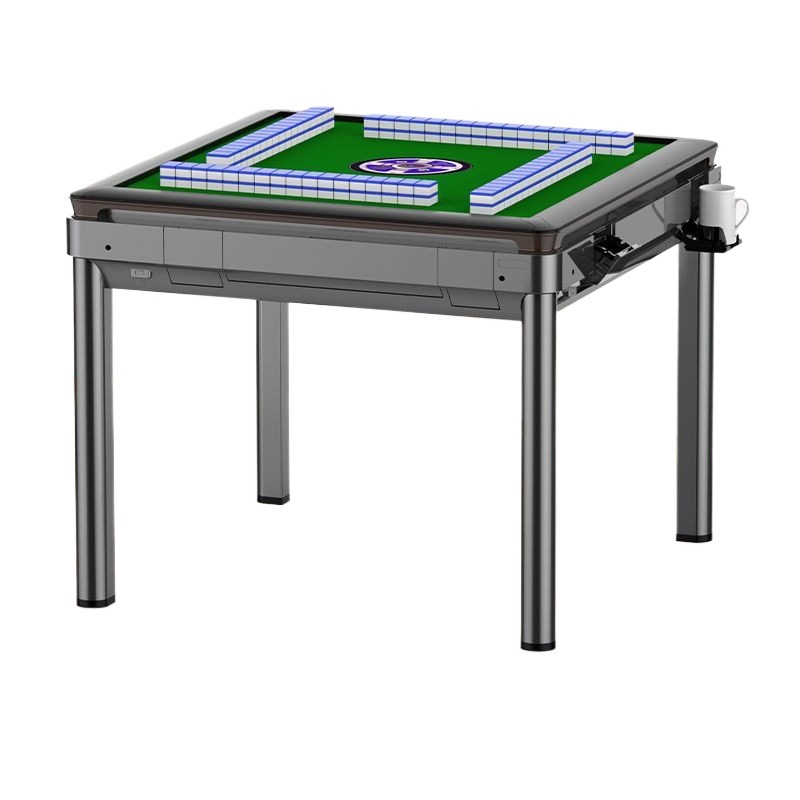 Mahjong Machine Fully Automatic Home Dining Table Dual-Purpose Multi-Functional Four-Legged Mahjong Table Chess and Card Room Four-Port Mahjong Machine Cross-Border