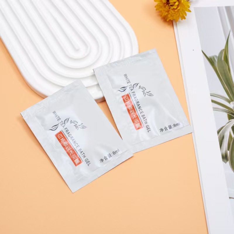 Hotel Disposable Toiletries 8g Bag Shower Gel Shower Gel Shampoo Shampoo Travel
