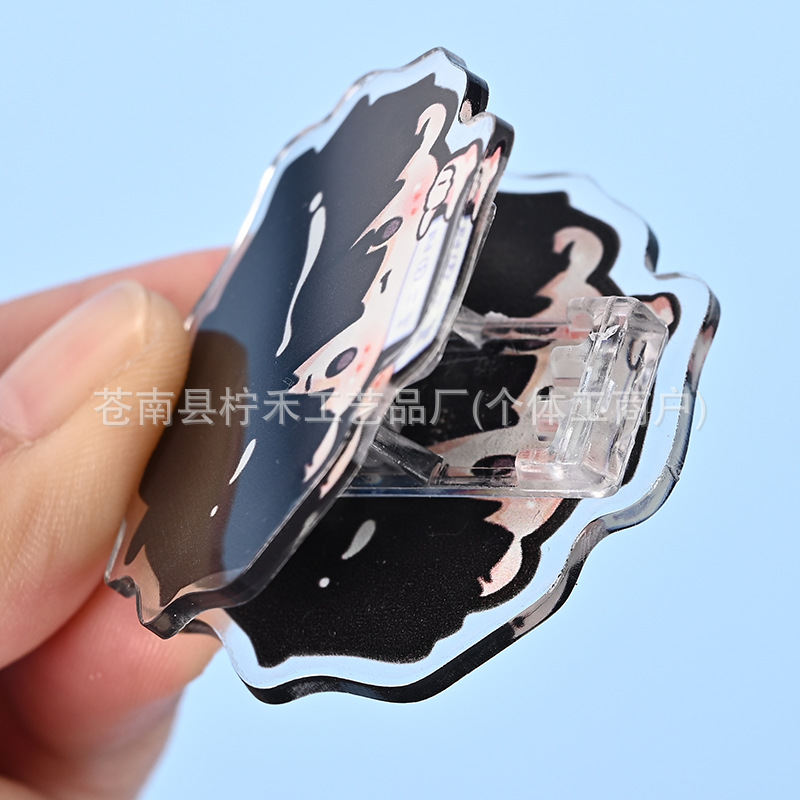 Acrylic Pp Clip Custom Star Anime Cartoon Clip DIY Note Clip Photo Clip Hand Account Custom Small Clip
