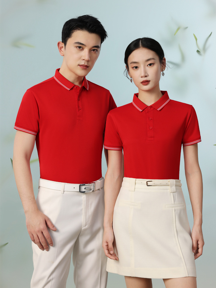 XIN LONG SHI 2603polo shirt overalls T-shirt logo company anniversary T-shirt work clothes