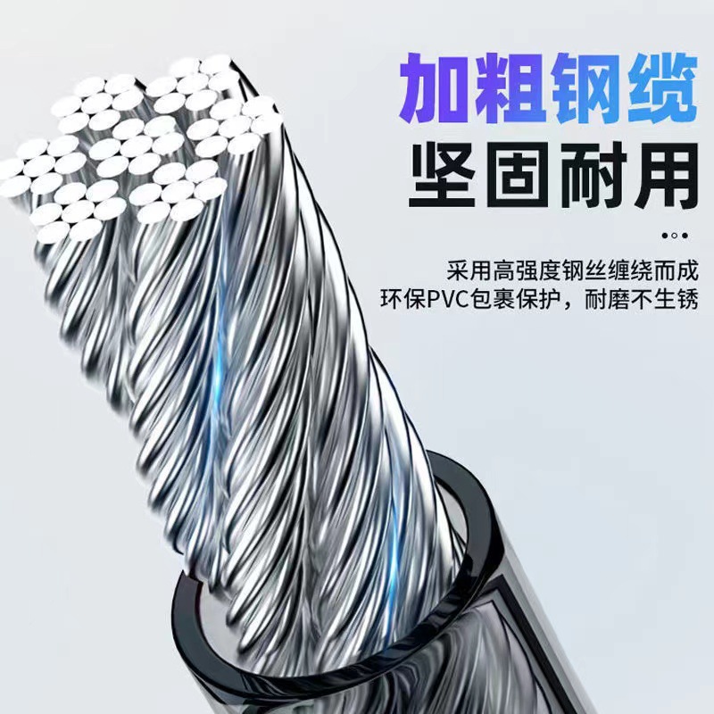 Wholesale Wire Lock, Mountain Bike Wire Lock, Anti-Theft Bicycle Lock, Electric Vehicle Portable Steel Cable Bicycle Special Lock