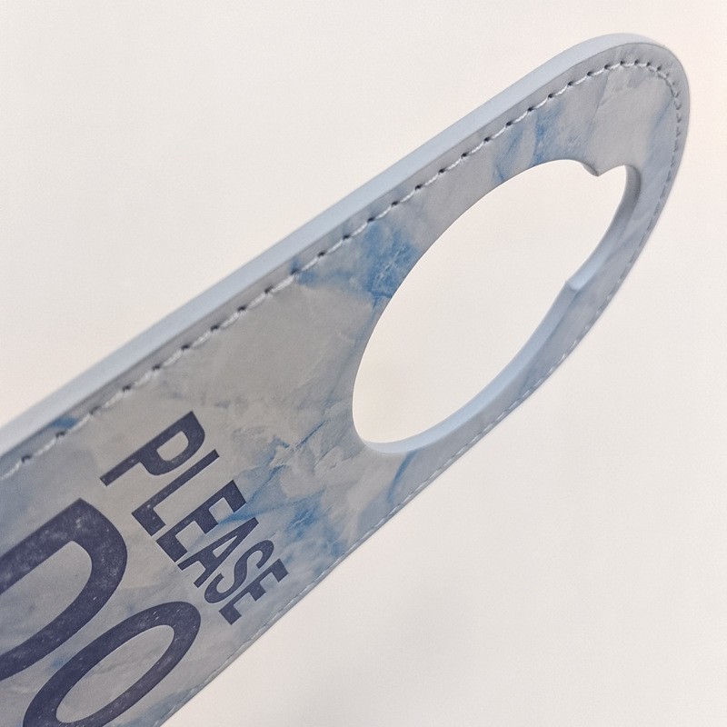 In-Stock Pu Leather Do Not Disturb Sign Business Welcome Leather Indicator Door Sign Manufacturer Wholesale Luxury Welcome Sign