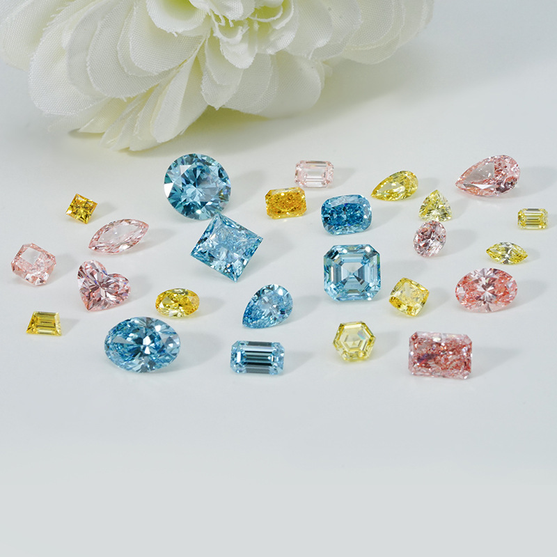 Cultured Diamond Jewelry Hpht/Cvd Synthetic Loose Diamond Jewelry Necklace Custom Women's Ring Custom 18K Gold