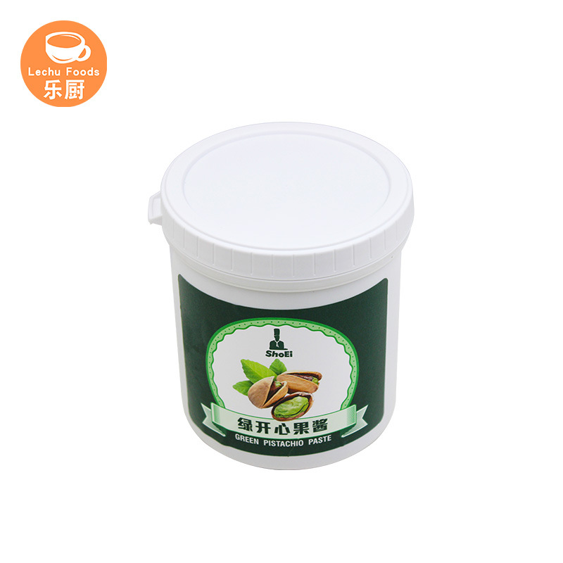 Xiuai Green Happy Jam 1kg/can Puree Sweet Jam Mousse Sandwich Cake Baking Ingredients Nut Jam