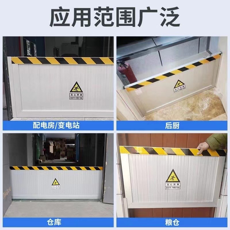 Aluminum Alloy Rat Barrier, Rat-Proof Board for Distribution Rooms, Stainless Steel Warehouse Rat Barrier, Flood Prevention and Water Barrier, Commercial Heightened Version