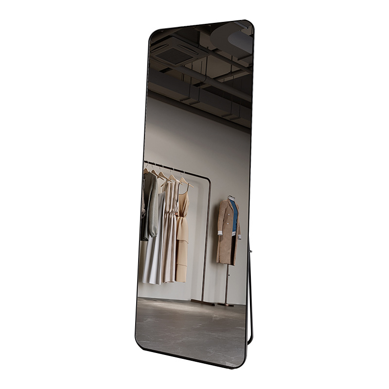 Full-body Mirror Floor Mirror Home Simple Internet-famous Ins Style Women's Dormitory Bedroom Wall Hanging High-grade Dressing Mirror