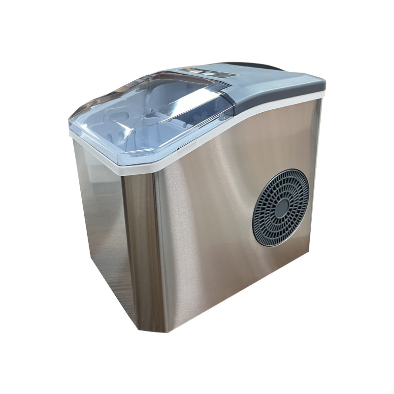 Cross-Border Small Ice Machine for Home Dormitory Fully Automatic Cleaning and Quick Ice Making Portable Ice Machine for Milk Tea Shop