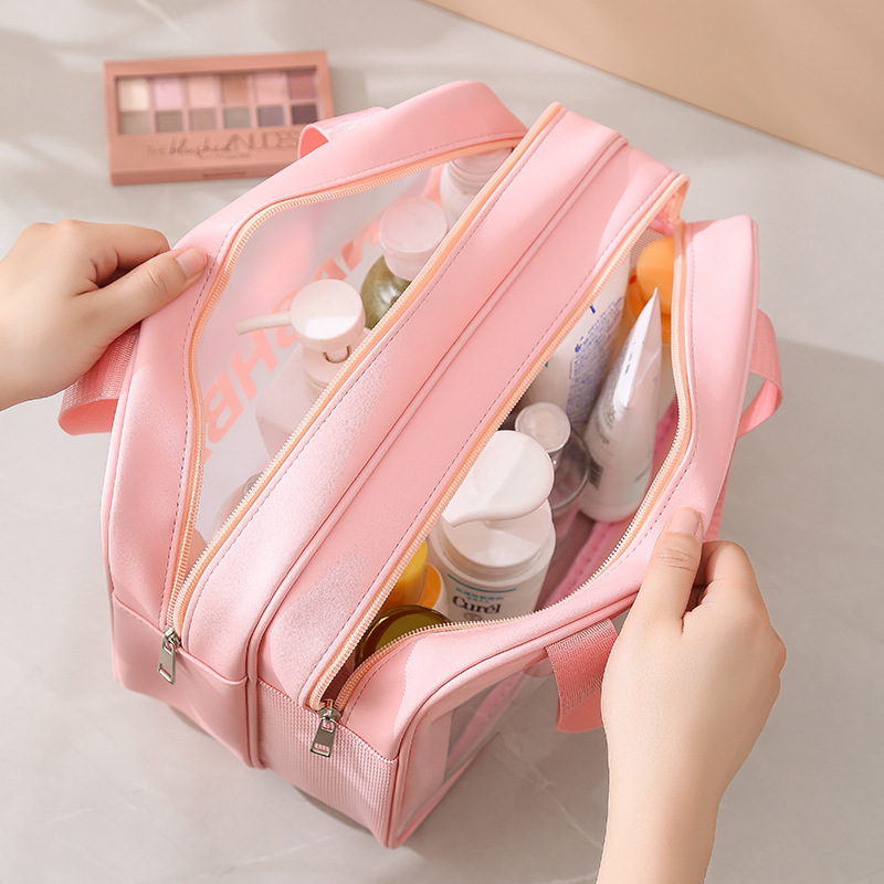 Wholesale Dry and Wet Separation Cosmetic Bag, Large Capacity, Waterproof for Swimming, Portable Toiletry Storage Bag