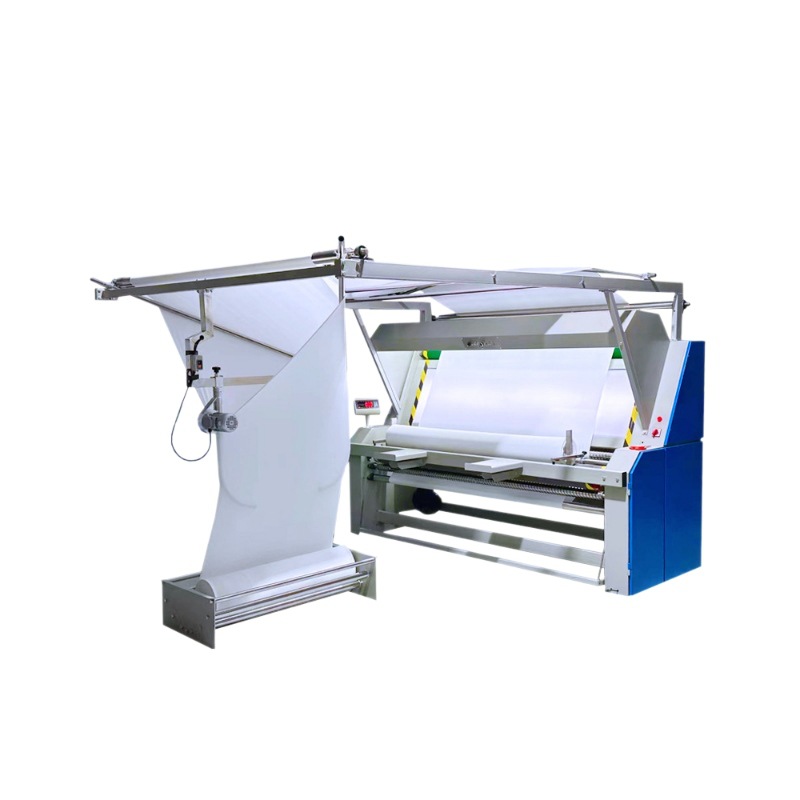 Textile Fabric Opening and Inspection, Fully Automatic Cylindrical Fabric Opening Machine, Cutting and Rolling Machine, Edge-To-Edge Rolling Machine Equipment Factory