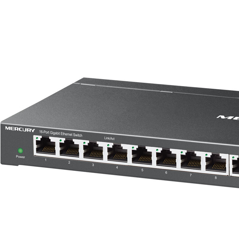 Mercury Sg116Dm Gigabit Switch 16-Port Network Cable Splitter Splitter Monitoring Home Switch