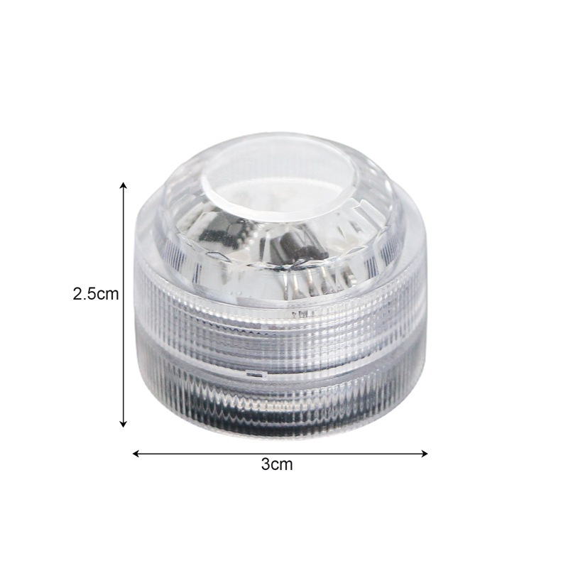 Customized Led Underwater Light Small Knob Light Candle Light Colorful Synchronized Waterproof Remote Control Lantern Aquarium Diving Light